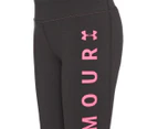 Under Armour Youth Girls' Sportstyle Branded Tights / Leggings - Charcoal