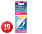 Piksters 10-Pack Interdental Brushes Size 2