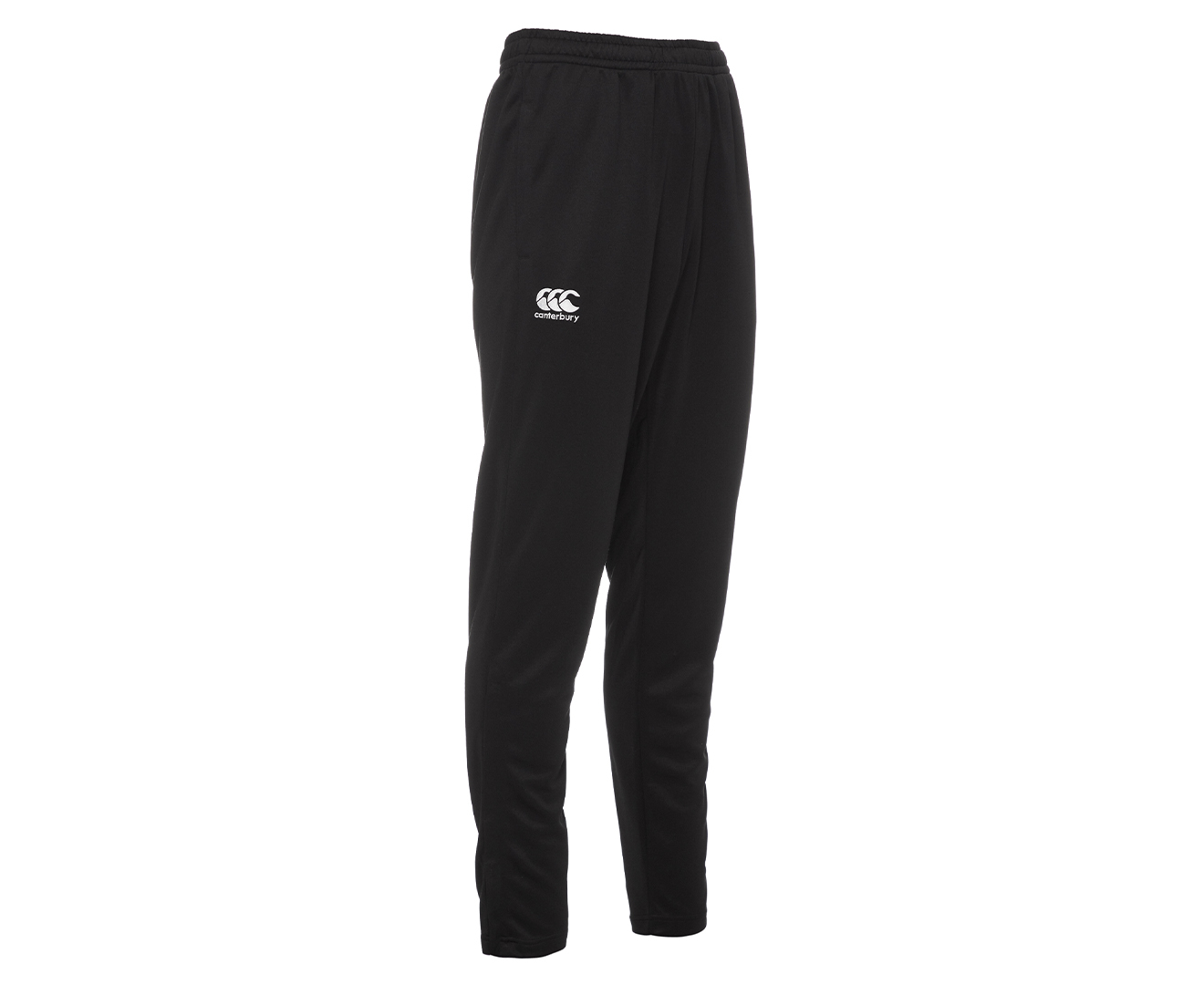 Canterbury Men's Stretch Tapered Trackpants / Tracksuit Pants - Black ...