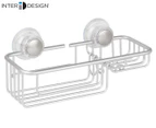Interdesign Metro Suction Combo Basket Bathroom Storage