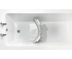 BabyDam Bathwater Barrier - White/Grey