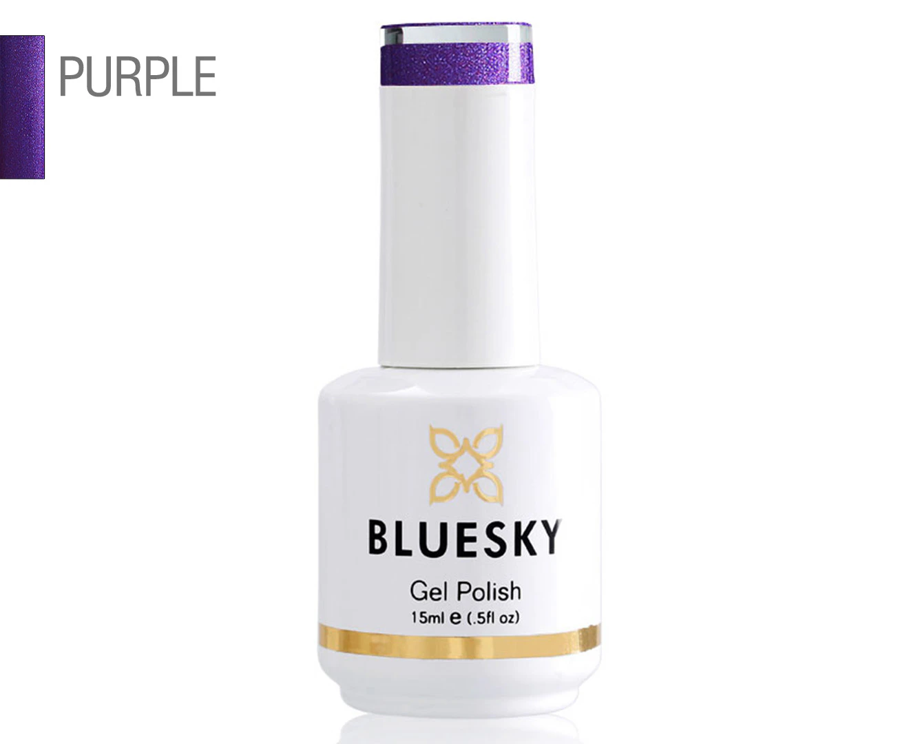 Bluesky 80530 Purple Gel Nail Polish 15ml Perfect Manicure