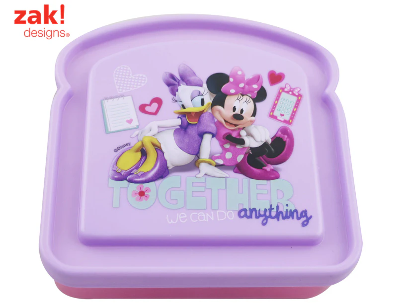 Disney Minnie Mouse Bread Shape Container - Purple