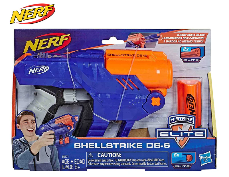 NERF N-Strike Elite Shellstrike DS-6 Blaster Toy