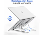 WIWU Laptop Stand Bed Adjustable Aluminum Alloy Notebook Stand Foldable Portable