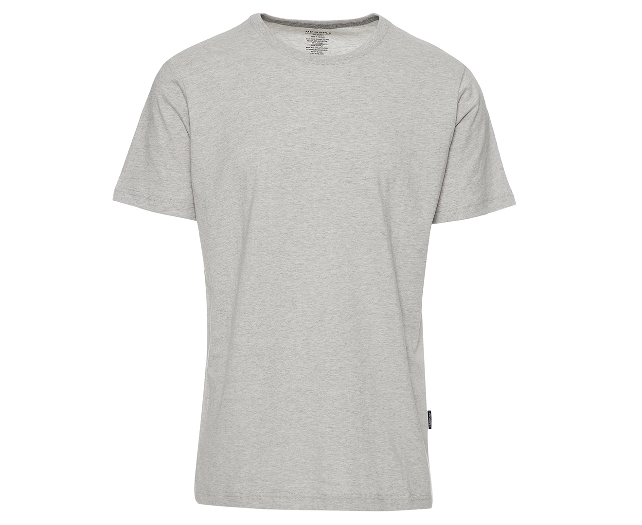 Mr Simple Men's Reginald Tee / T-Shirt / Tshirt - Natural Marle | Catch ...