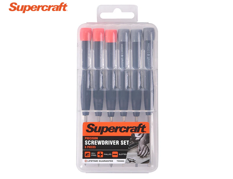 Supercraft 6-Piece Precision Screwdriver Set