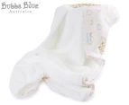 Bubba Blue Bamboo Baby Hooded Towel - Pink Bloom