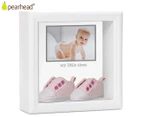 Pearhead Baby Shoe Frame - White