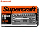 Supercraft 1/4" Drive 17-Piece Socket Set