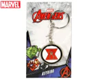 Marvel Avengers Black Widow Symbol Round Keyring