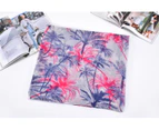 Women Fashion Accessory Exotic/Vibrant Style Palmtree Pattern Everyday Scarf Pink