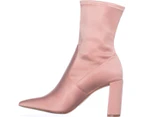INC International Concepts Womens Savina Fabric Pointed Toe Ankle Fashion Boots