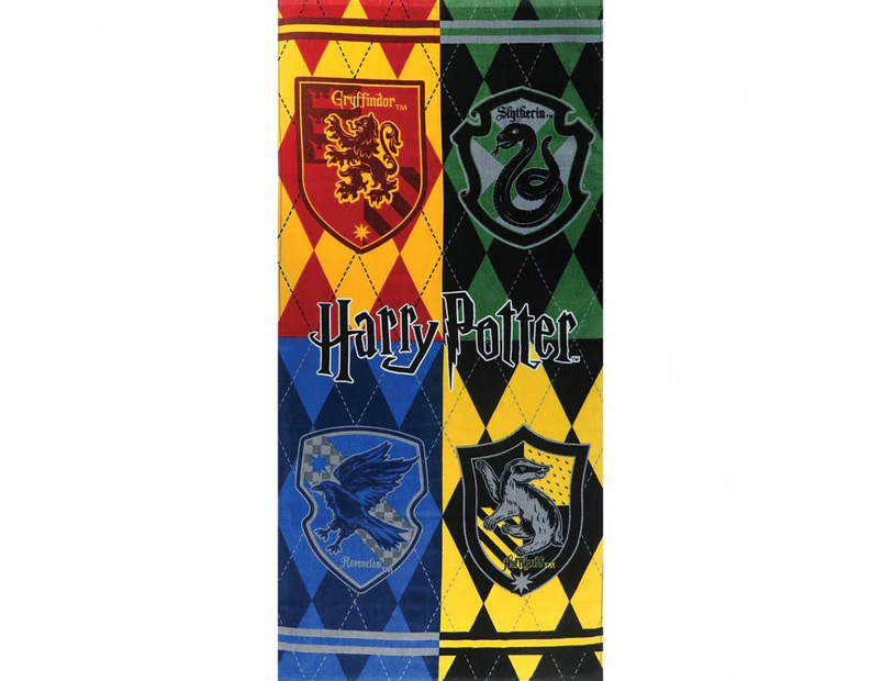 Harry Potter Houses 28x58 Beach Towel