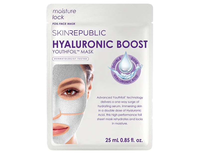 Skin Republic Hyaluronic Boost Youthfoil Face Mask