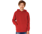 B&C Childrens/Kids Plain Hooded Sweatshirt/Hoodie (Red) - RW3493