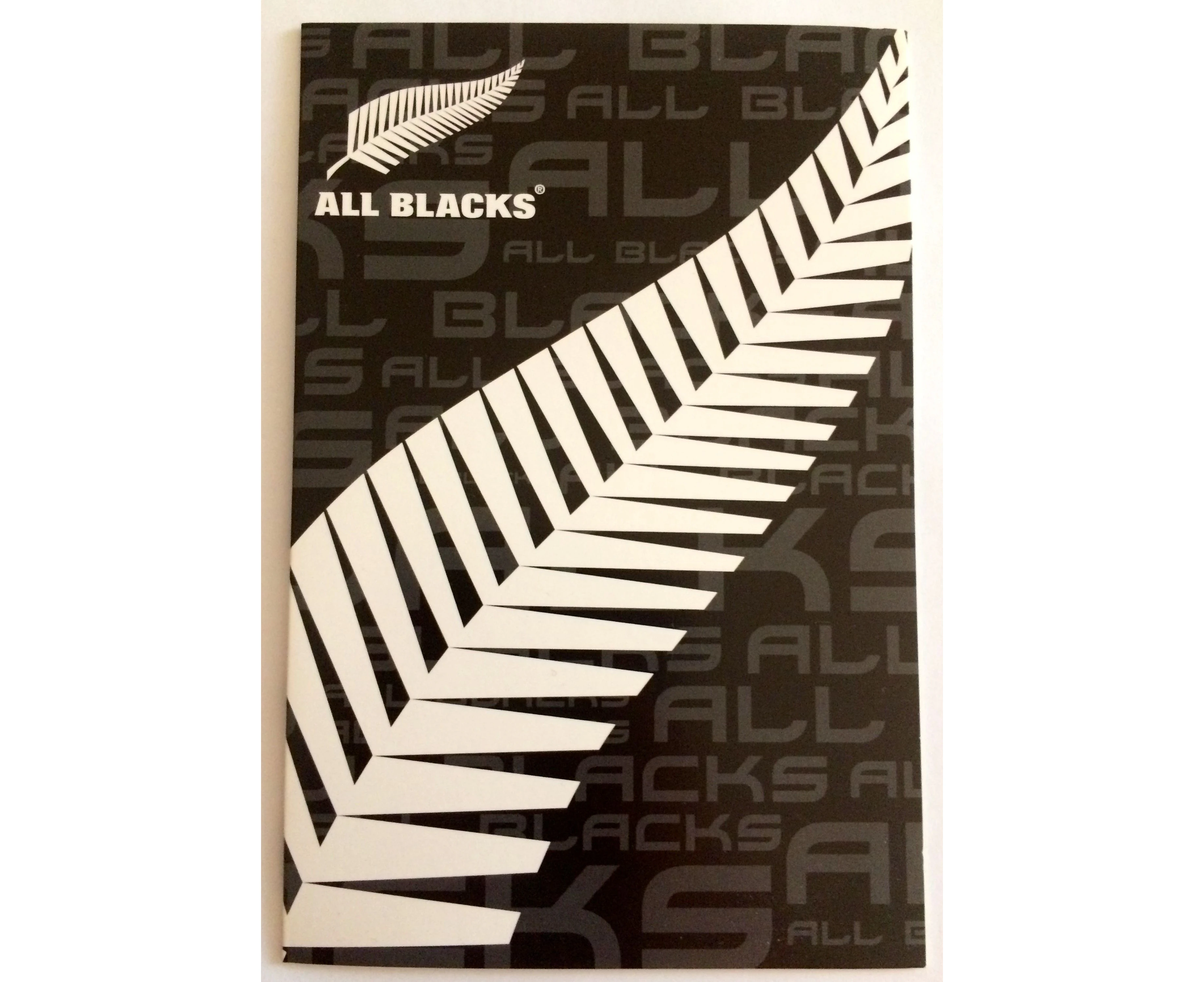 New Zealand All Blacks Rugby Union Silver Fern Greeting Card