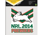South Sydney Rabbitohs NRL Premiers 2014 Mega Team Car Logo Sticker