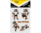 Wests Tigers NRL UV Mascot Car Decal * 5 Stickers per sheet