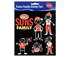 Gold Coast Suns AFL My Footy Family Sticker Sheet * 14 Images per Packet