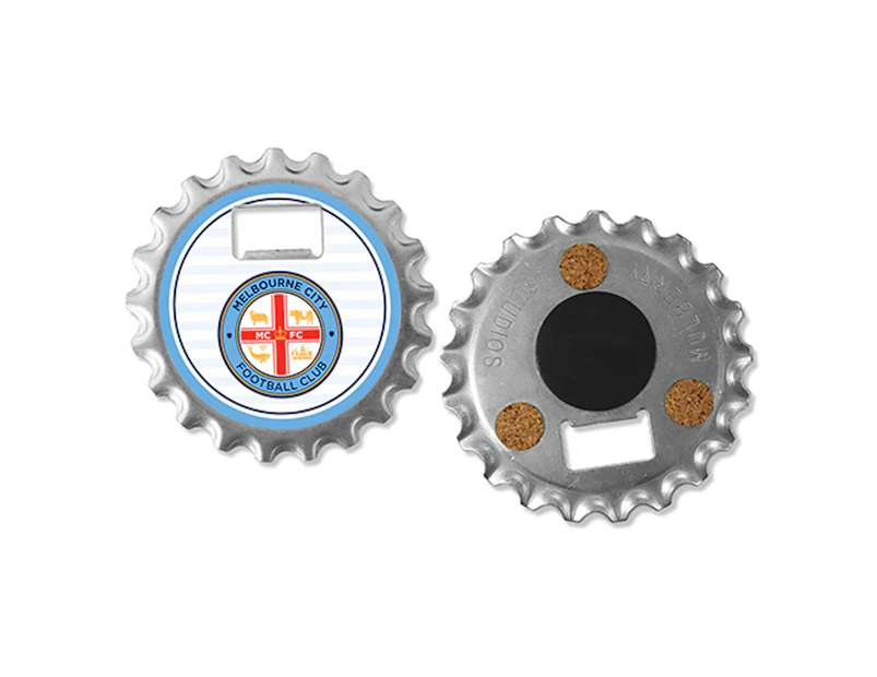 Melbourne City A-League 3 in 1 Bottle Opener Coaster And Fridge Magnet