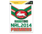 South Sydney Rabbitohs NRL Premiers 2014 Premiership Jumbo Sticker