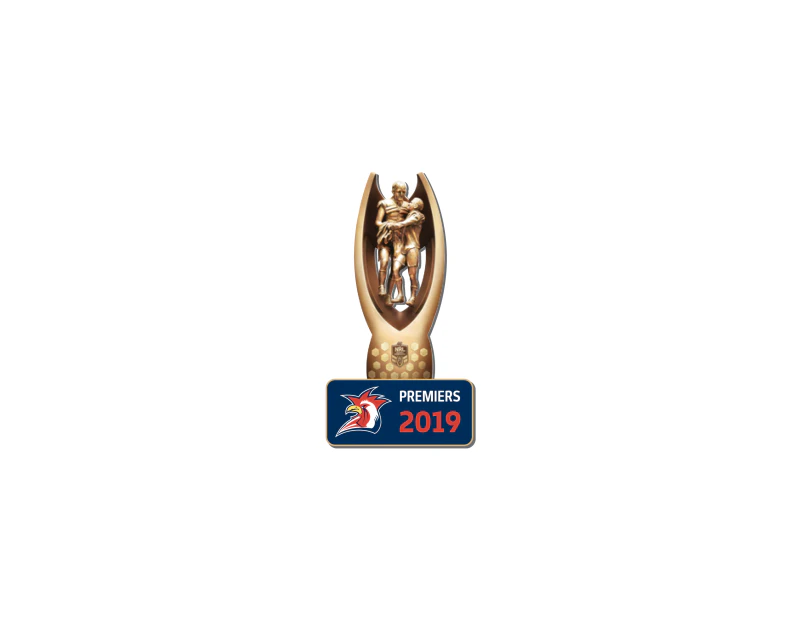 Sydney Roosters NRL Premiers 2019 Trophy Lapel Pin