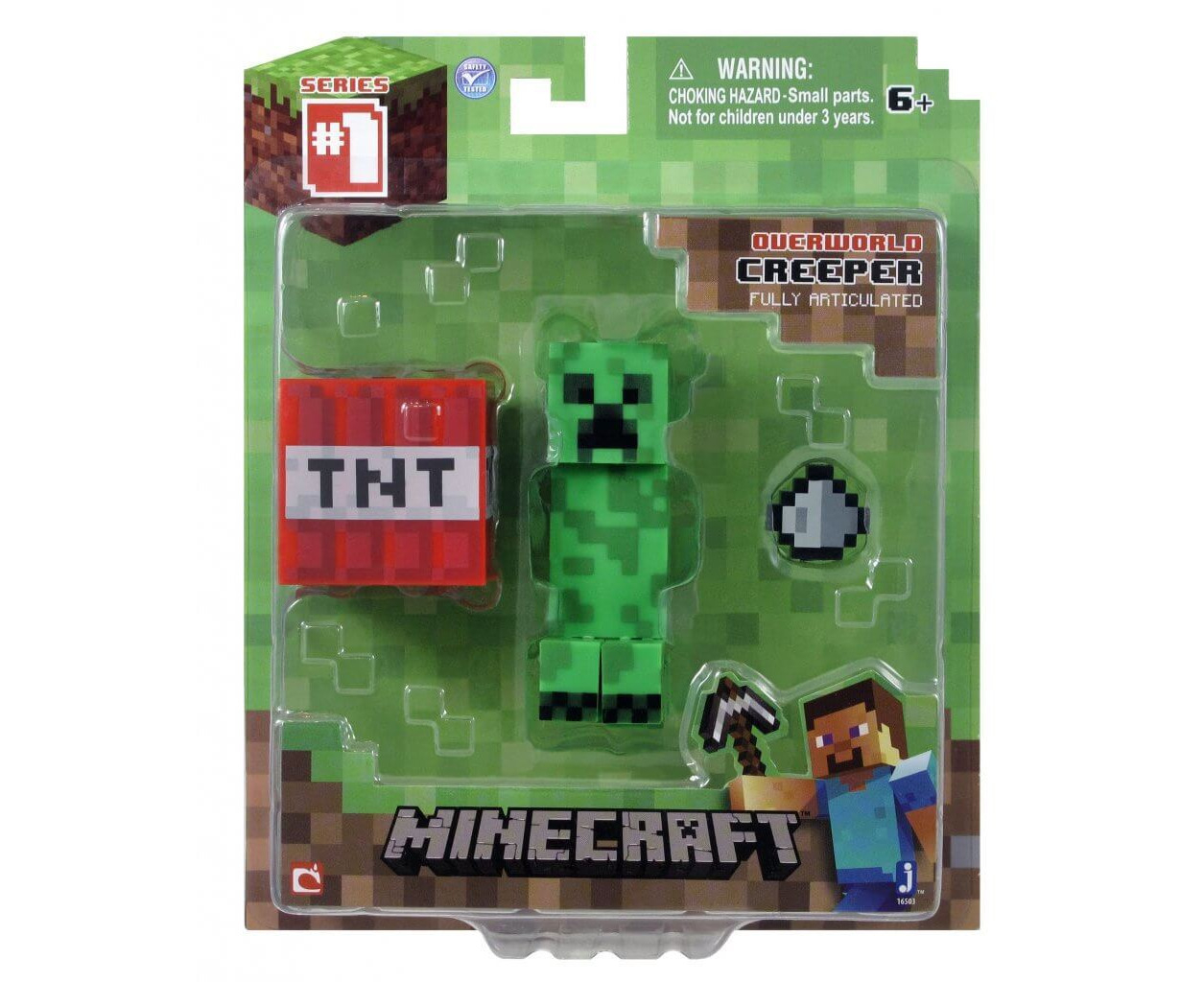 Minecraft Overworld Creeper Core Figure With Accessories | Catch.com.au