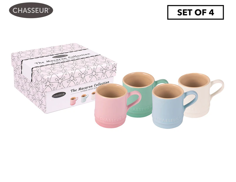 Set of 4 Chasseur 100mL Macaron Espresso cups - Pastel