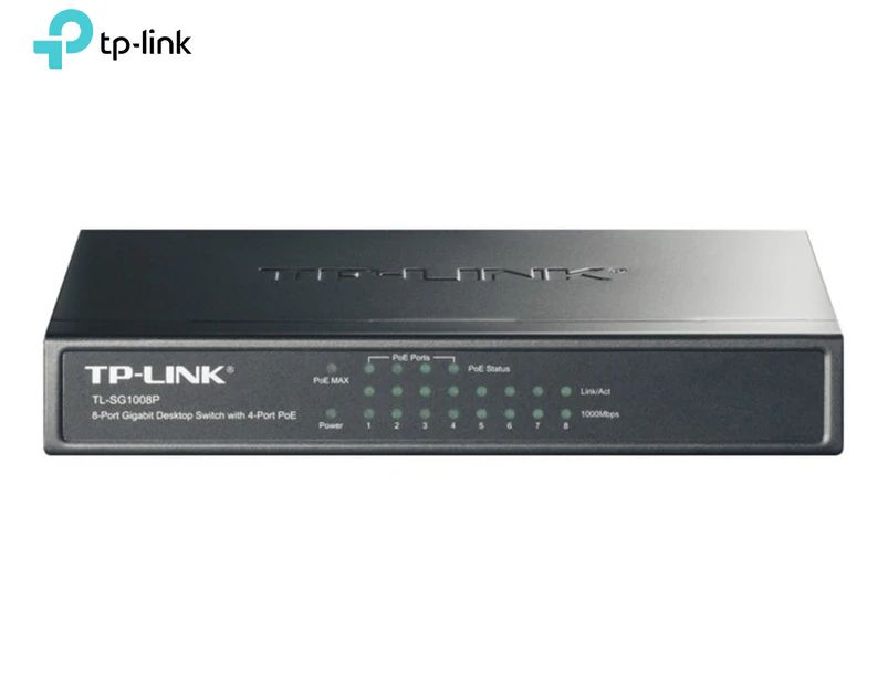 TP-Link 8-Port Gigabit Desktop Switch w/ 4-Port PoE