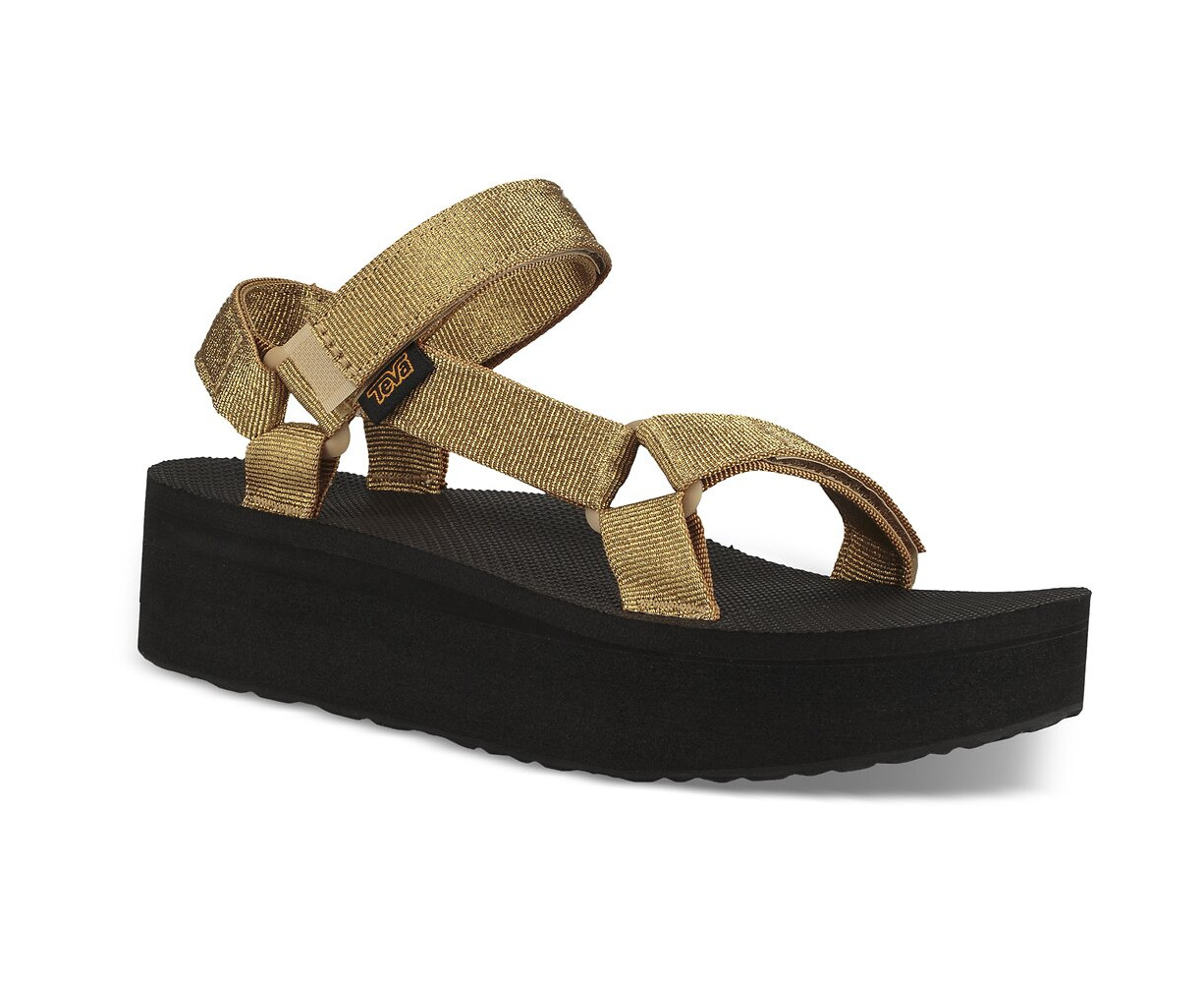 Teva store flatform gold