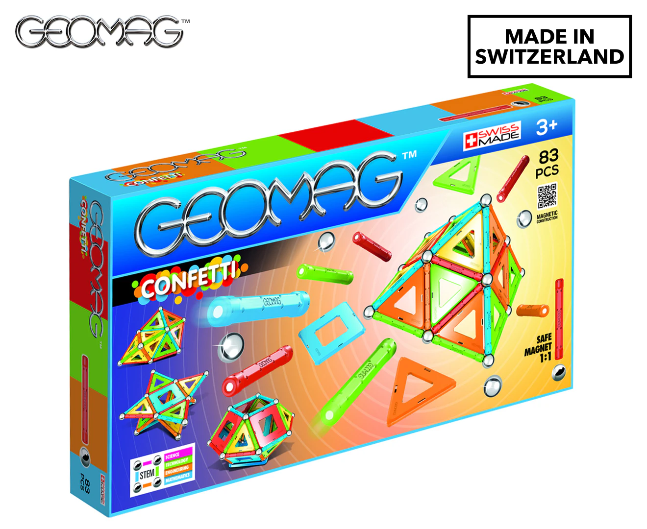 Geomag 83-Piece Confetti Play Set