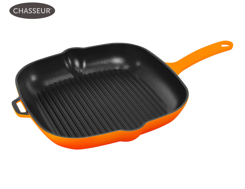 Chasseur 25cm Square Grill Pan - Sunset
