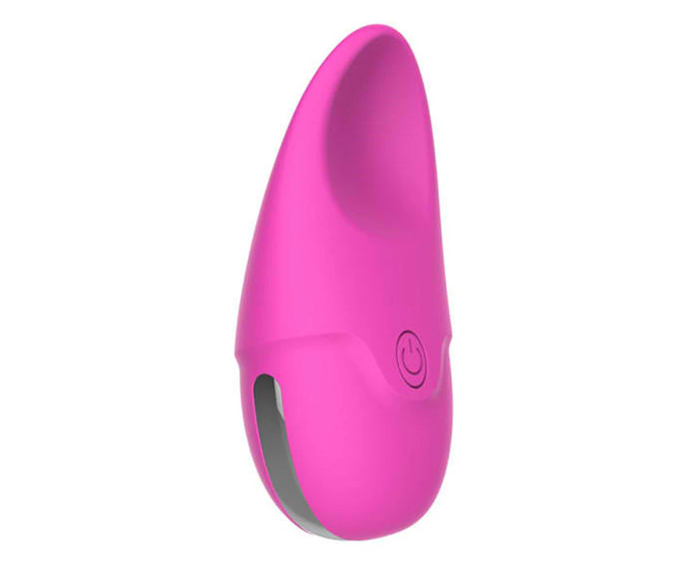 Kinglove 7 Modes Tongue Style Clitoris Nipple Vibrator Massager - Pink