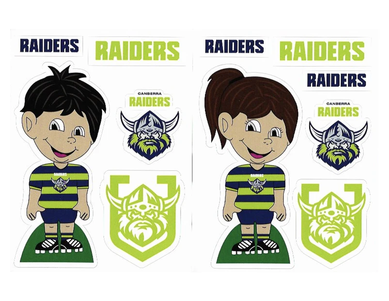 Canberra Raiders NRL Boy Girl Logo Decal Stickers
