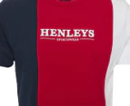 Henleys Men's Roberts Tee / T-Shirt / Tshirt - Chilli