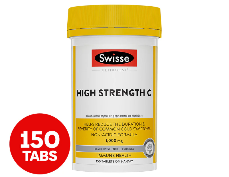 Swisse Ultiboost High Strength C 1,000mg 150 Tabs