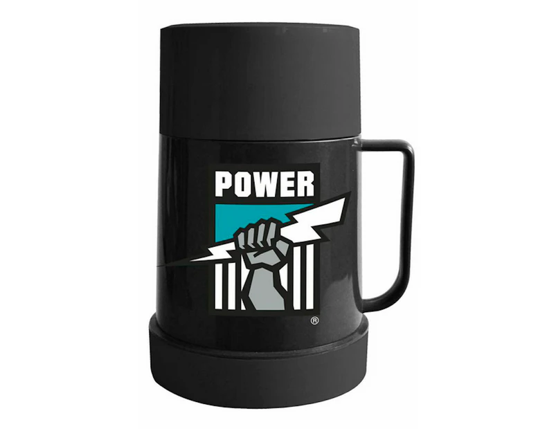Post Adelaide Power AFL Plastic Drink Thermos Flask