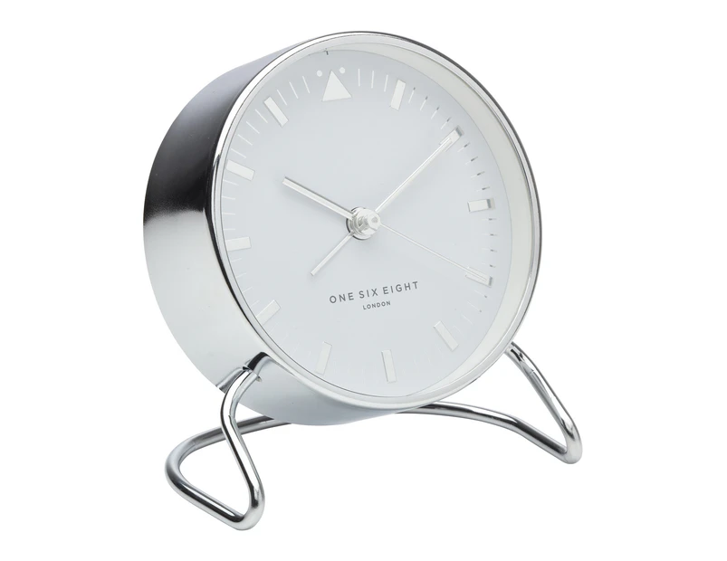 LARA White Silent Alarm Clock