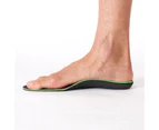 PRO-FIT Orthotic Insoles for the Treatment of Heel Pain, Flat Feet & Plantar Fasciitis - Green Galaxy