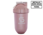 ShakeSphere 700mL Shaker - Metallic Rose Gold