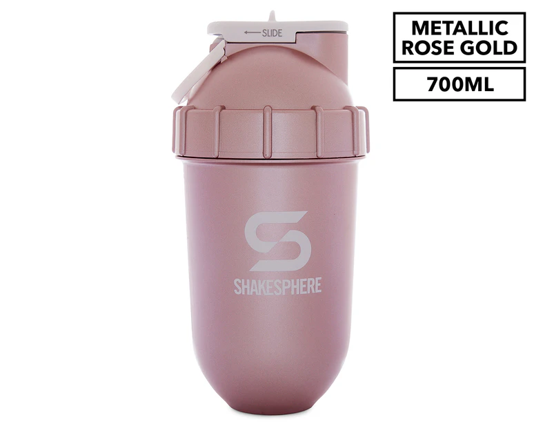 ShakeSphere 700mL Shaker - Metallic Rose Gold