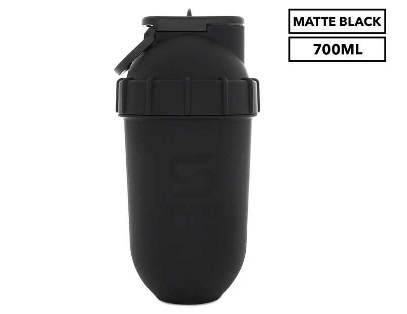 ShakeSphere 700mL Shaker - Matte Black