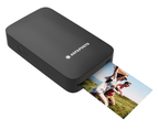 AGFA Realipix Mini P (53 x 86 mm) Wireless Portable Photo Printer with 4Pass Printing Technology, Black 1