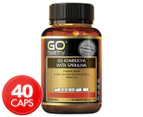 GO Healthy GO Kombucha With Spirulina 40 VegeCapsules