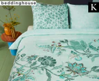 Bedding House Oilily City Sits King Bed Quilt Cover Set - Green