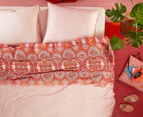 Bedding House Oilily Paisley King Bed Quilt Cover Set - Pink