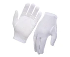 12 Pairs Nylon Lint Free Gloves - Ladies