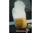 12 Pairs Knitted Poly Cotton Gloves - Ladies