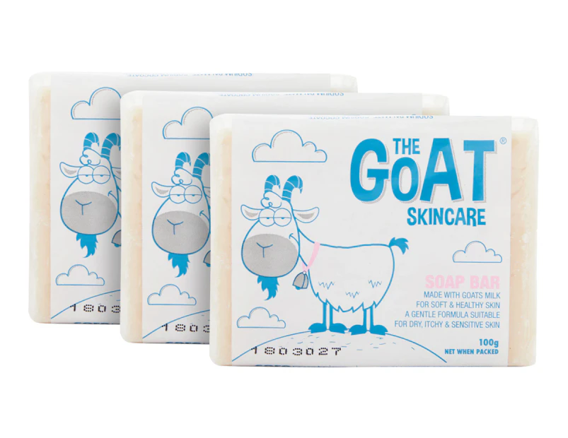 3 x The Goat Skincare Soap Bar Original 100g